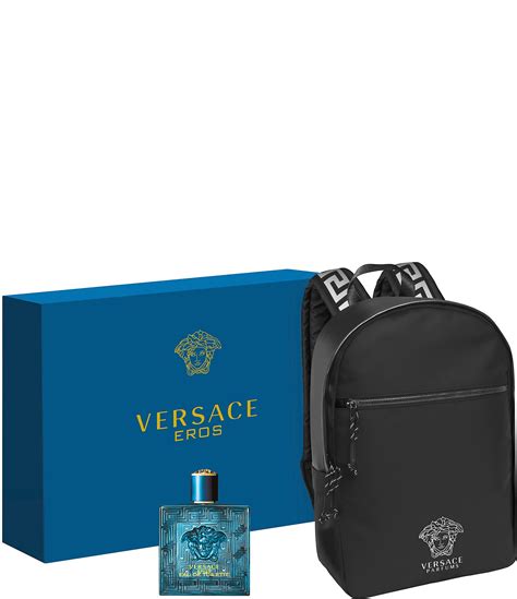 versace cologne set with backpack|versace backpack and cologne men.